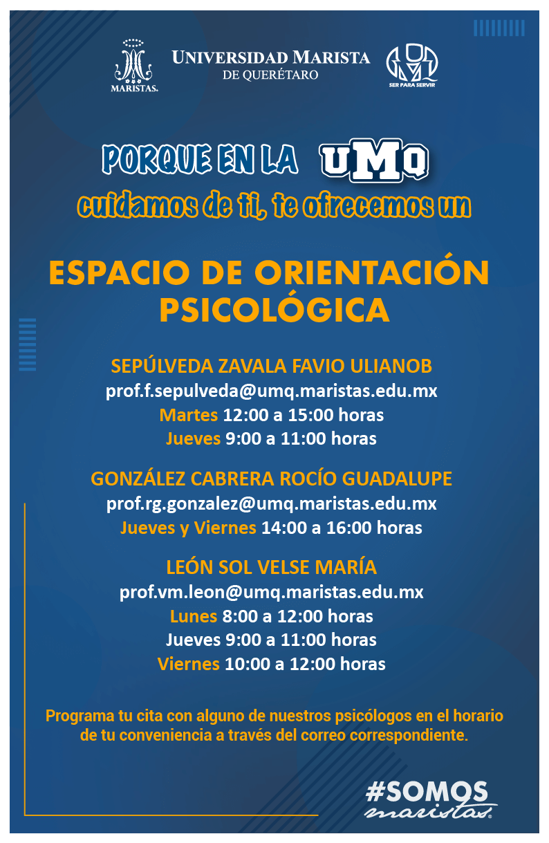 Horarios de Atención Psicológica